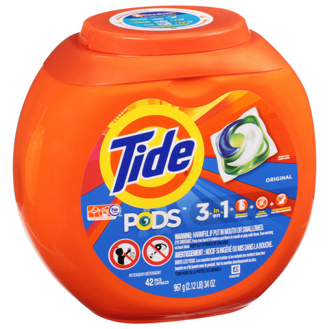 Tide Pods 3-in-1 Original Detergent 42 Pacs