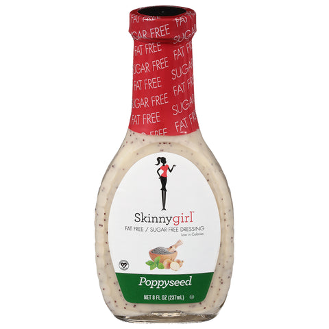 Skinny Girl Dressing Fat Free/Sugar Free Poppyseed 8 FZ