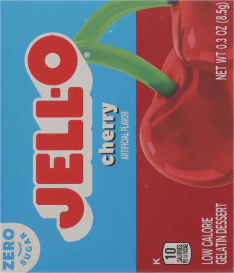 Jell-O Mix Gelatin Sugar Free Cherry 0.3 OZ