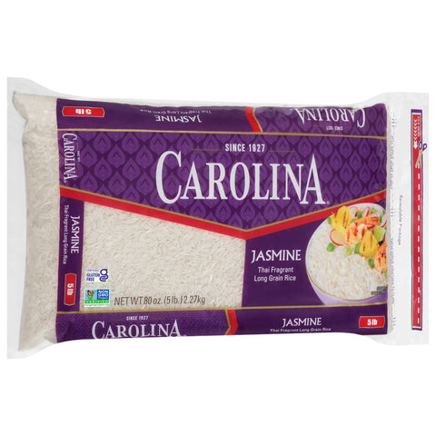 Carolina Rice Jasmine Long Grain Bag 80 OZ