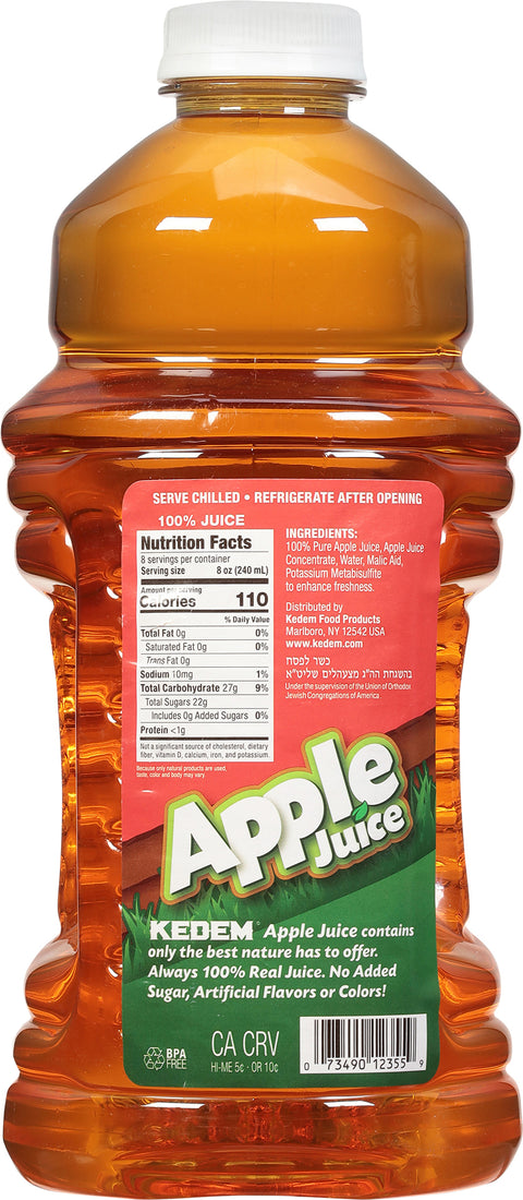 Kedem 100% Apple Juice 64 FZ