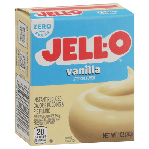 Jell-O Mix Pudding Instant Sugar Free Vanilla 1 OZ