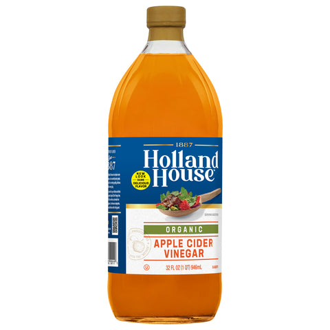 Holland House Organic Vinegar Apple Cider 32 FZ