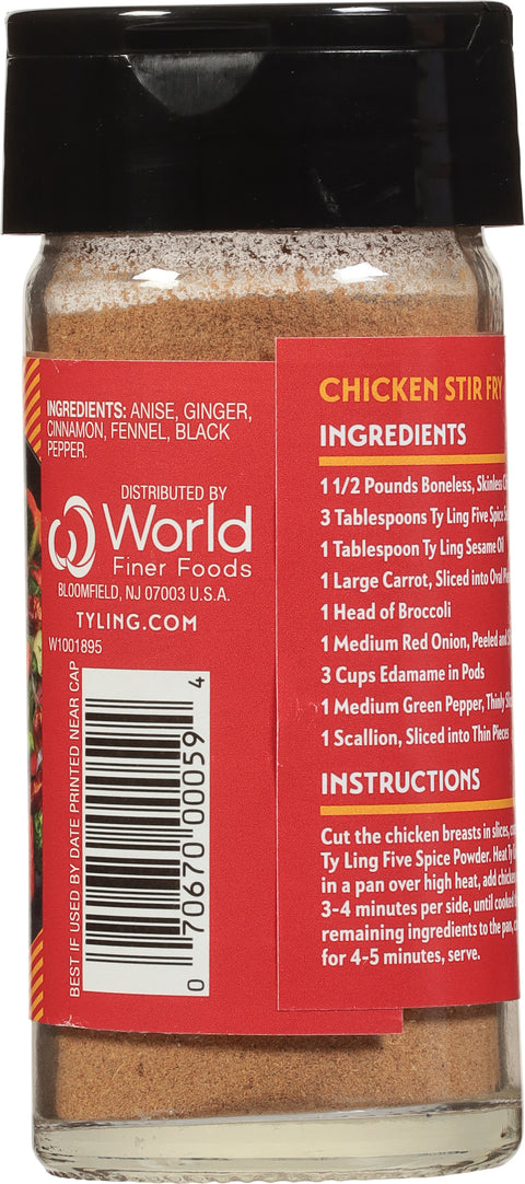 Ty Ling Five Spice Seasoning 1.7 OZ