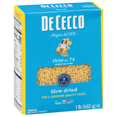 Dececco Orzo Pasta 16 OZ