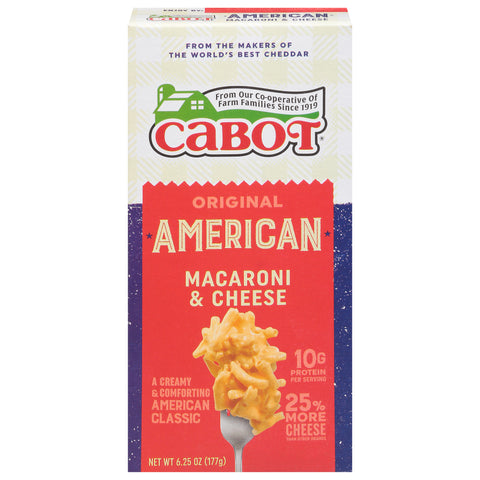 Cabot American Macaroni And Cheese Original American 6.25 OZ