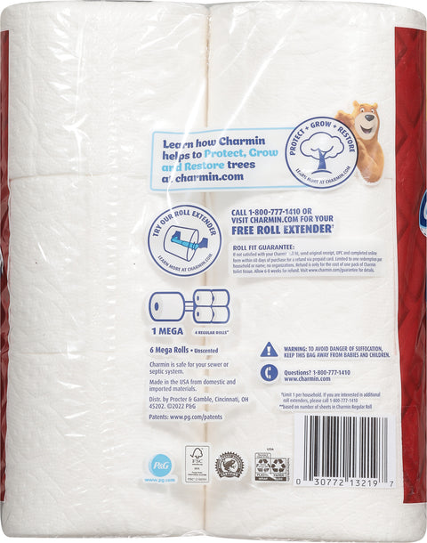 Charmin Ultra Strong 2-Ply Bathroom Tissue Mega 4 ea