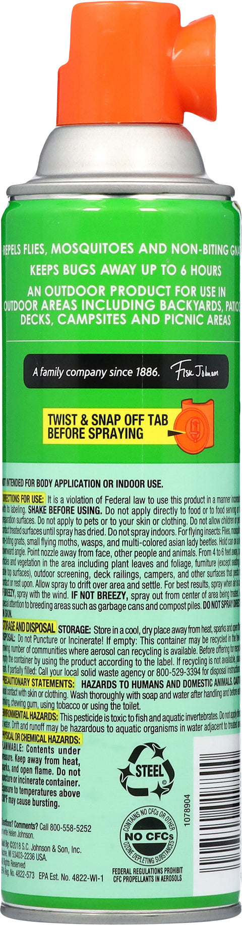 Raid Bug Killer Deck Off Spray 16 OZ