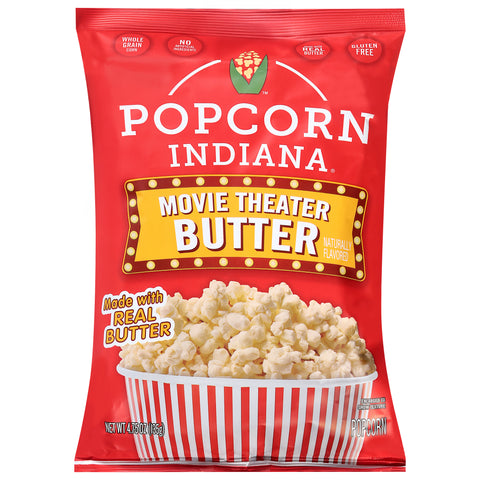 Popcorn Indiana Movie Theater Butter Popcorn 4.75 oz - 12 Pack