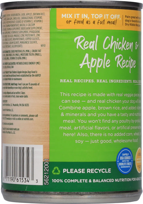 Rachael Ray Chicken And Apple Pate Dog Food 13 OZ