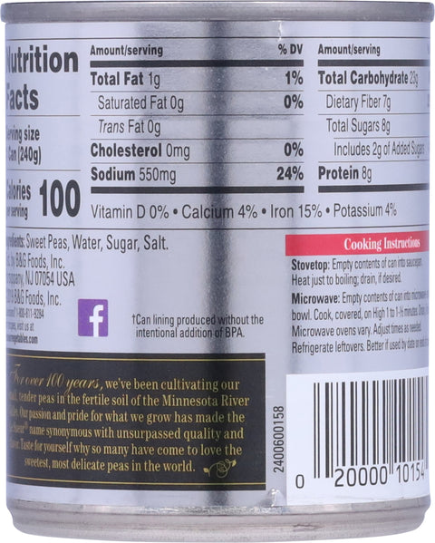 Le Sueur Very Young Small Sweet Peas 8.5 OZ