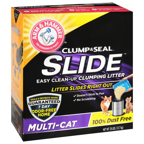 Arm & Hammer Slide Easy Clean Up Multi-Cat Clumping Litter 28 LB