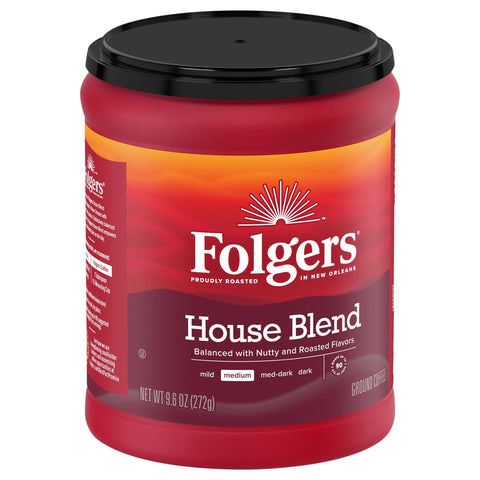 Folgers House Blend Ground Coffee 9.6 OZ