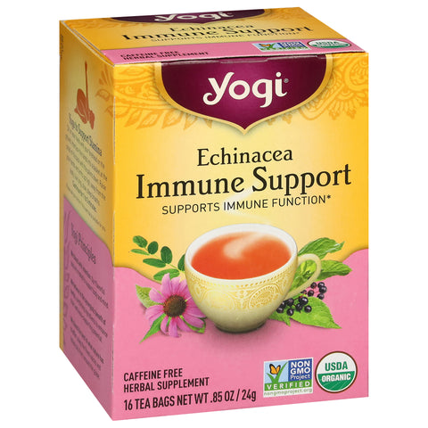 Yogi Caffeine Free Echinacea Immune Support Tea 16 CT