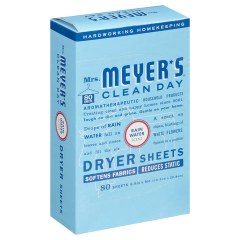 Mrs. Meyer's Dryer Sheets Clean Day 80 CT