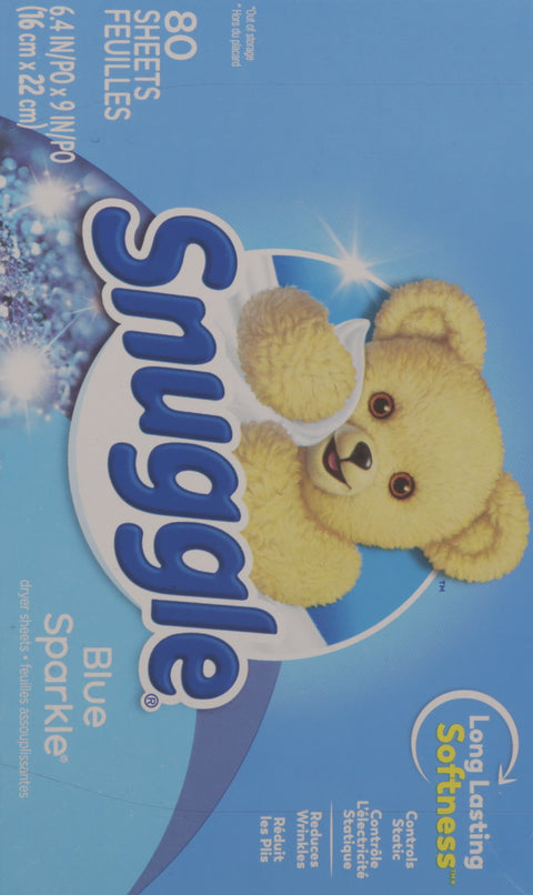 Snuggle Fabric Softner Sheets 80 CT