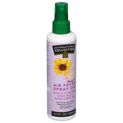 International Collection Garlic Flavored High Oleic Sunflower Oil Air Fryer Spray Oil 6.7 fl oz