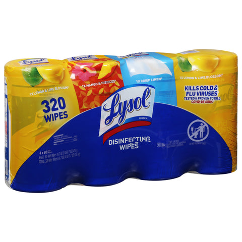 Lysol Disinfecting Wipes 320 CT