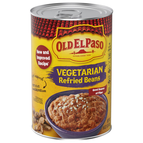 Old El Paso Beans Refried Vegetables 16 OZ