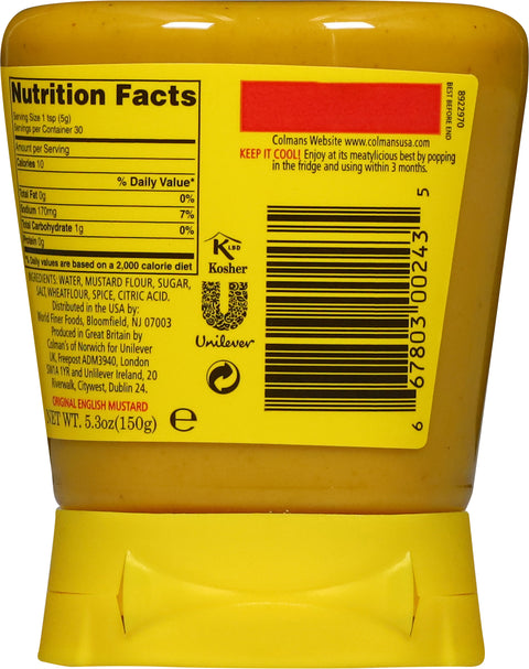 Colman's English Squeeze Mustard 5.3 OZ