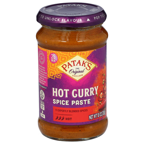 Patak's Hot Curry Paste Concentrate 10 OZ