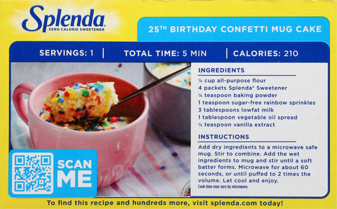 Splenda Zero Calorie Sweetener Packets 7 OZ