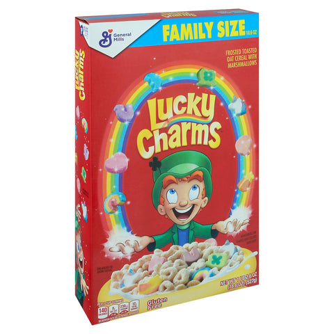 General Mills Lucky Charms Family Size 18.6 OZ