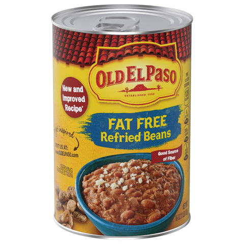 Old El Paso Beans Refried Fat Free 16 OZ