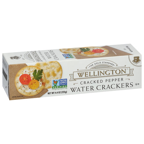 Wellington Cracked Pepper Water Crackers 4.4 OZ