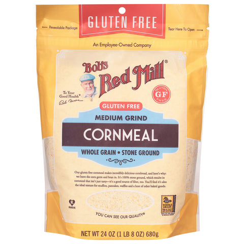 Bob's Red Mill Gluten Free Medium Grind Cornmeal 24 OZ