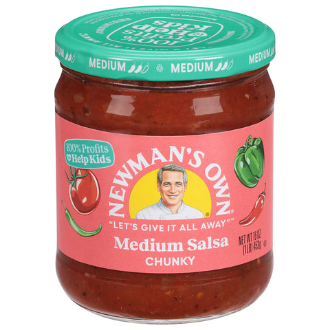Newman's Own Medium Chunky Salsa 16 OZ
