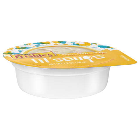 Friskies Lil Soups Flaked Chicken In Tuna Cat Food 1.2 OZ