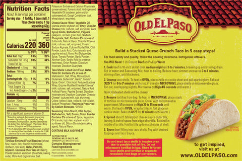 Old El Paso Stacked Queso Crunch Kit 13.25 OZ