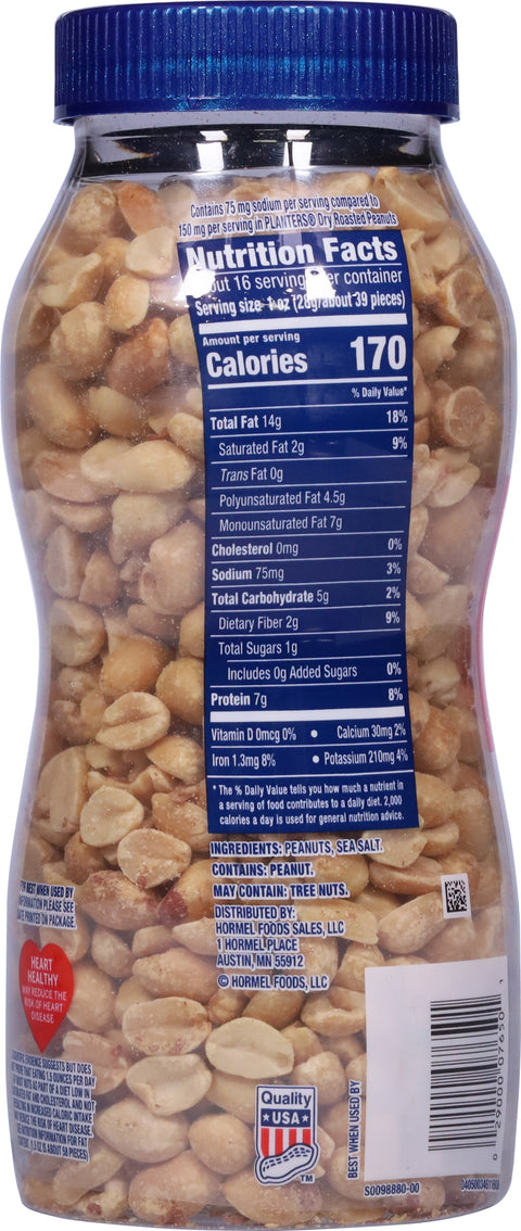 Planter's Peanuts Low Salt 16 OZ