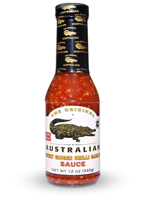 Food Imagineering Usa Original Australian Sweet Ginger Chili Garlic Sauce - 12 OZ 12 Pack