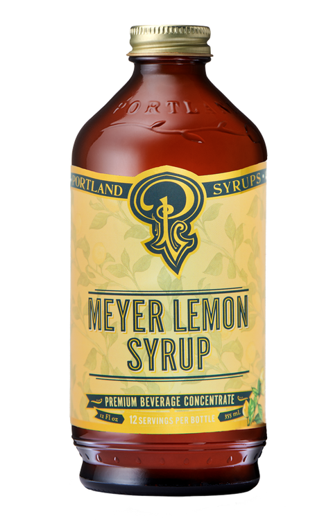 Portland Syrups Meyer Lemon Syrup - 12 FL OZ 6 Pack