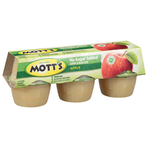 Mott's Applesauce No Sugar Added 23.4 OZ