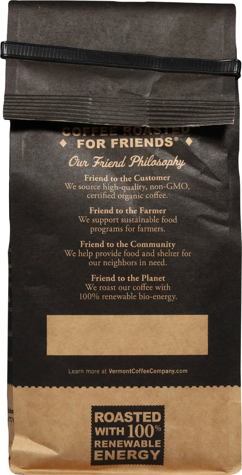 Vermont Coffee Company Organic Extra Dark Ground Coffee 10 oz