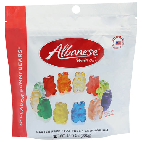 Albanese World's Best 12 Flavor Gummi Bears 13.5 oz