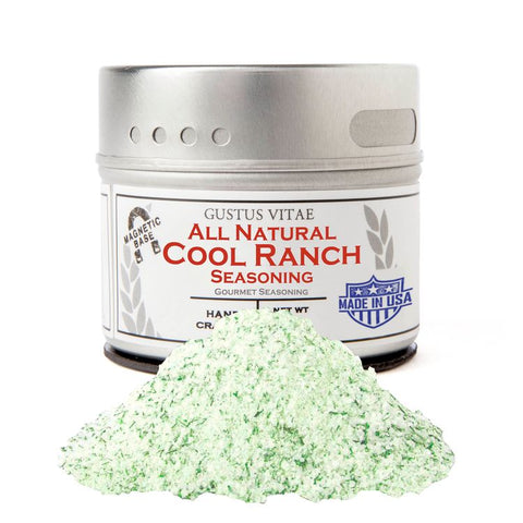 Gustus Vitae All Natural Cool Ranch Seasoning - 2 OZ 8 Pack