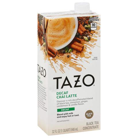 Tazo Decaf Chai Latter Black Tea Concentrate 32 fl oz