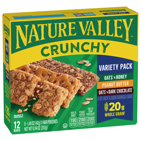 Nature Valley Crunchy Granola Bars Variety Pack 8.94 OZ
