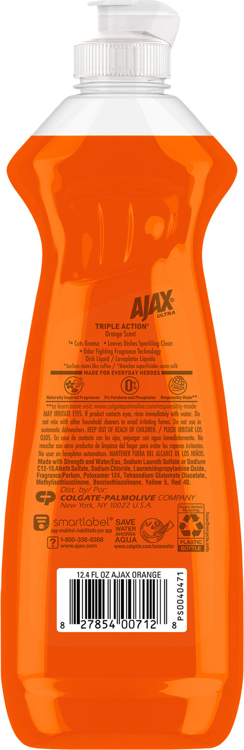 Ajax Orange Ultra Dish Liquid 12.4 FZ