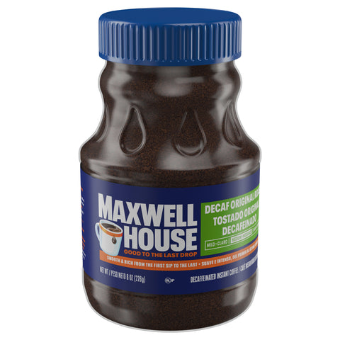 Maxwell House Original Roast Decaf Instant Coffee 8 OZ