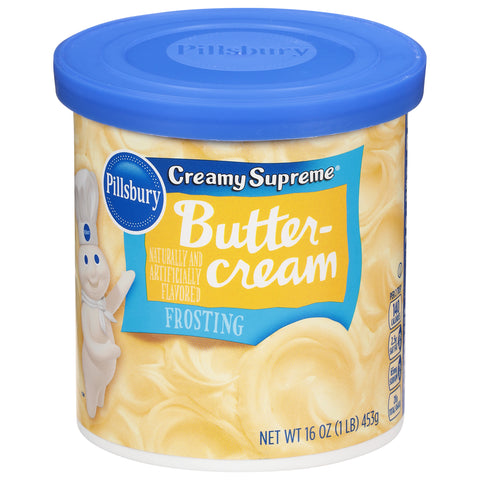Pillsbury Creamy Supreme Buttercream Frosting 16 OZ