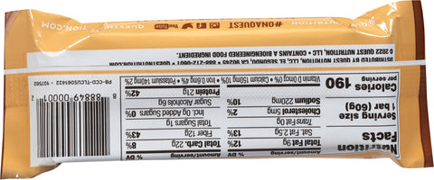 Quest Chocolate Chip Cookie Dough Flavor Protein Bar 2.12 OZ