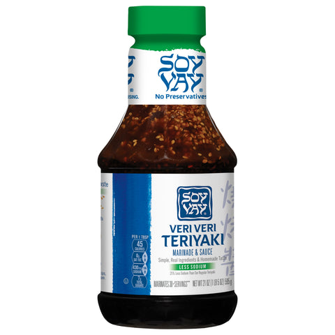 Soy Vay Low Sodium Veri Veri Teriyaki Marinade & Sauce 21 OZ