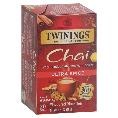 Twinings Tea Chai Ultra Spice 20 CT