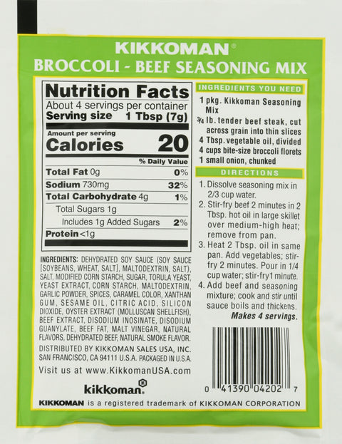 Kikkoman Broccoli Beef Seasoning Mix 1 OZ