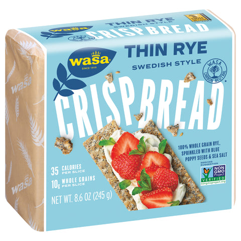 Wasa Thin Rye Crispbread 8.6 OZ